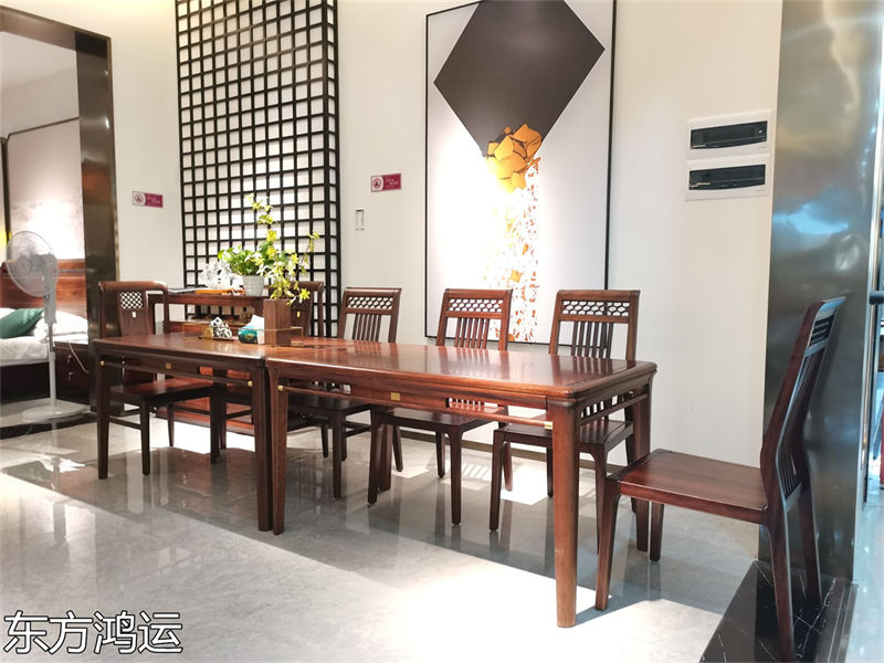 品橡家具 盧西彼海 東方鴻運國潮新中式烏金木家具展廳實拍