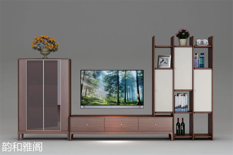 鼎堅家具 韻和雅閣 現代輕奢風格櫻桃木家具