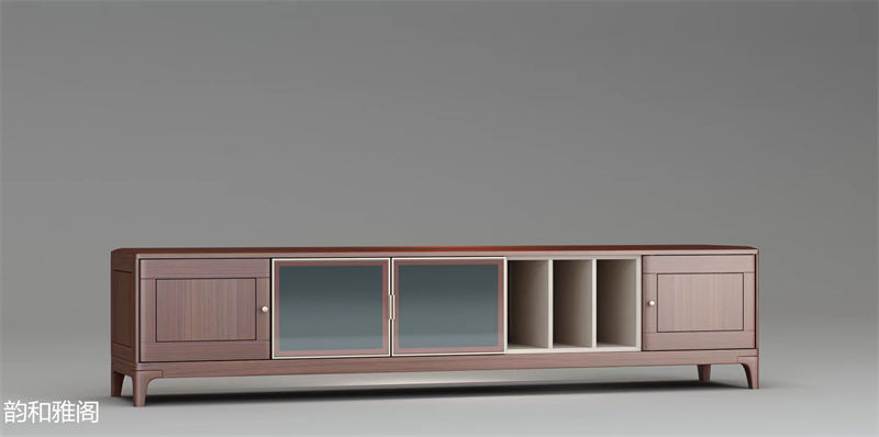 鼎堅家具 韻和雅閣 現代輕奢風格櫻桃木家具