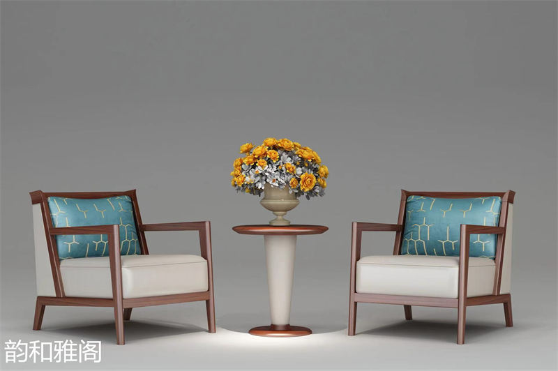 鼎堅家具 韻和雅閣 現代輕奢風格櫻桃木家具