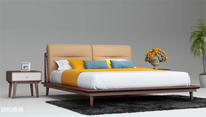 鼎堅家具 韻和雅閣 現代輕奢風格櫻桃木家具