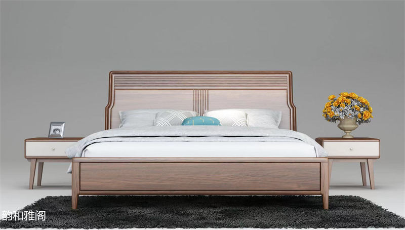 鼎堅家具 韻和雅閣 現代輕奢風格櫻桃木家具