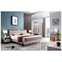 木蘭迪坊侘寂風家具，莫蘭迪灰白蠟木套房家具，民宿家具工程定制廠家，鼎豐瑞家具