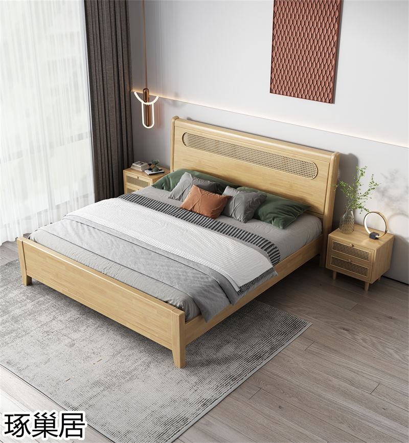 琢巢居 侘寂風編藤實木家具