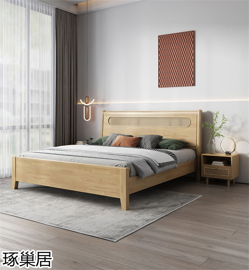 琢巢居 侘寂風編藤實木家具