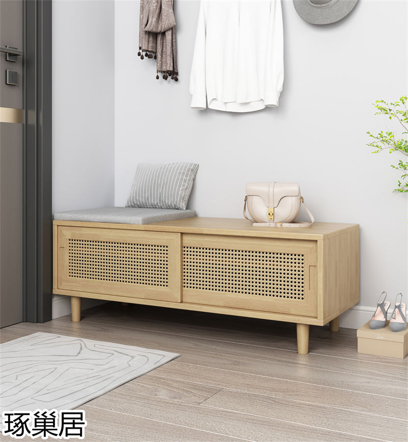 琢巢居 侘寂風編藤實木家具