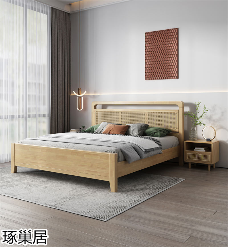 琢巢居 侘寂風編藤實木家具