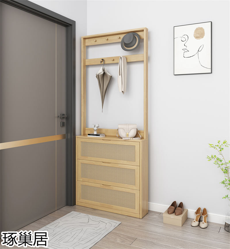 琢巢居 侘寂風編藤實木家具