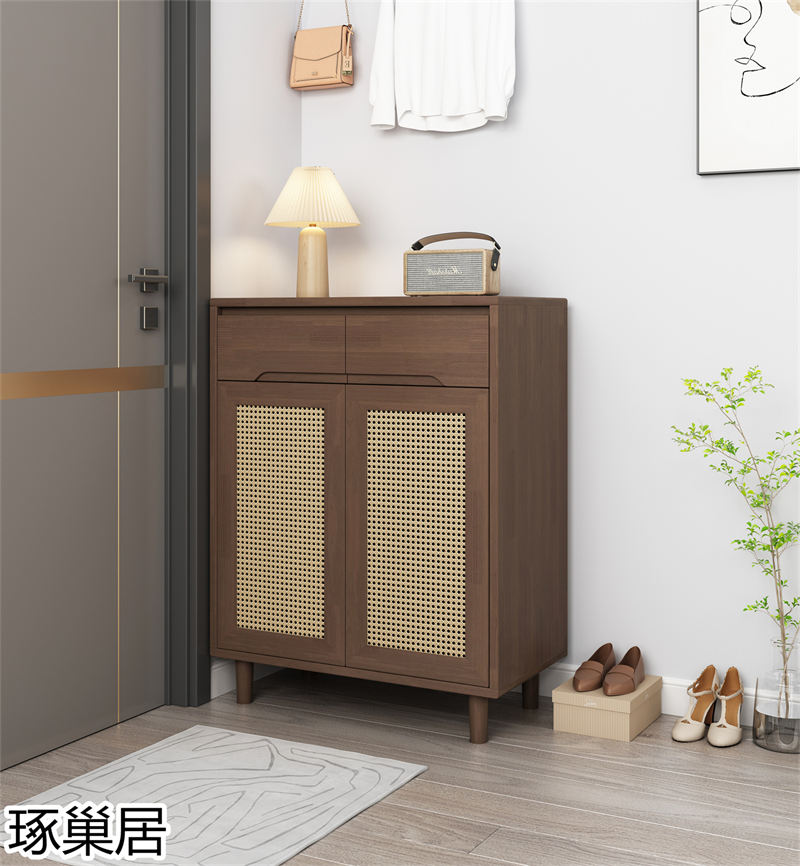 琢巢居 侘寂風編藤實木家具