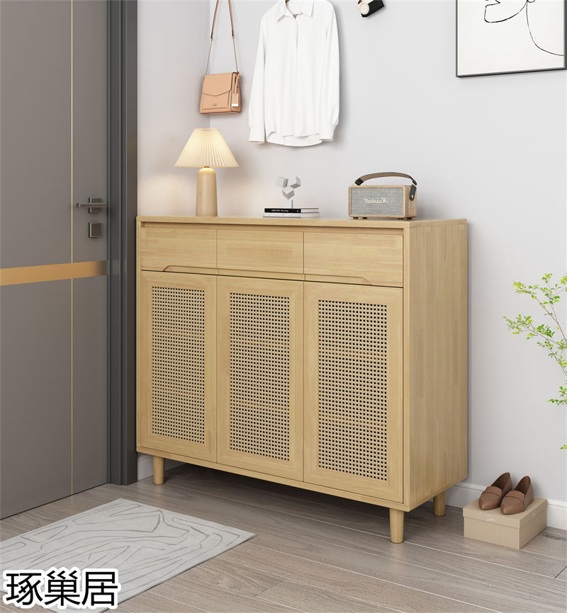 琢巢居 侘寂風編藤實木家具