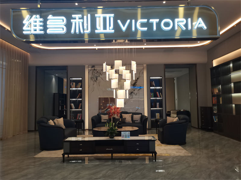 尚歐家具 維多利亞現(xiàn)代輕奢烏金木家具展廳實(shí)拍