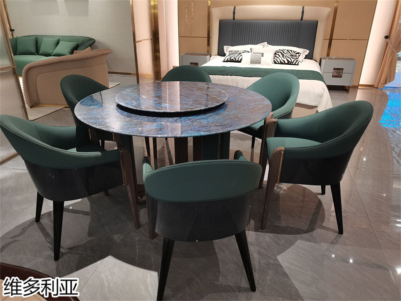 尚歐家具 維多利亞現(xiàn)代輕奢烏金木家具展廳實(shí)拍