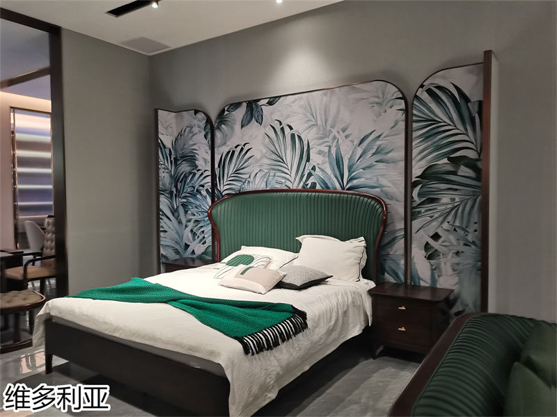 尚歐家具 維多利亞現(xiàn)代輕奢烏金木家具展廳實(shí)拍