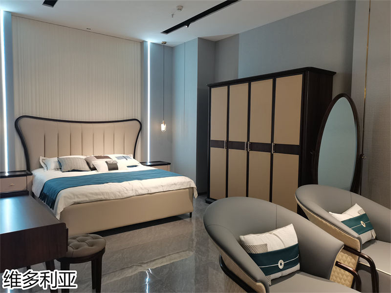 尚歐家具 維多利亞現(xiàn)代輕奢烏金木家具展廳實(shí)拍