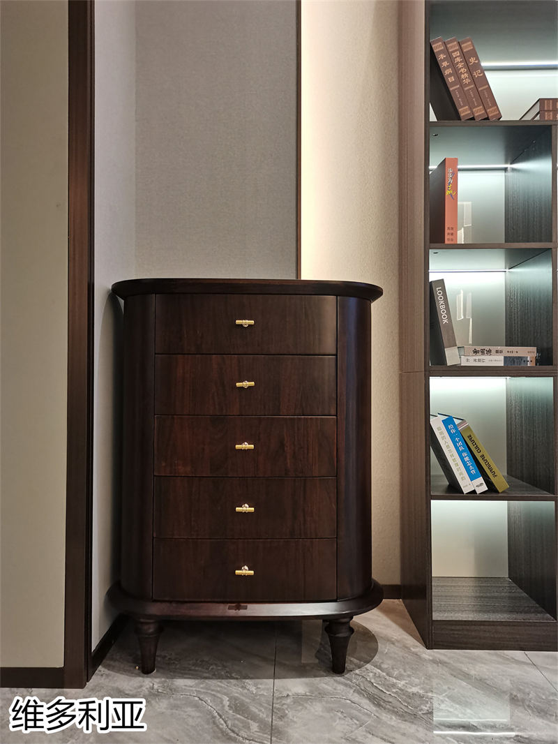 尚歐家具 維多利亞現(xiàn)代輕奢烏金木家具展廳實(shí)拍