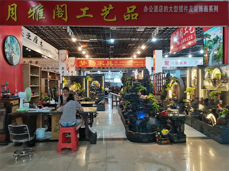 南康風水家居擺件,江西樹脂開業擺件批發,贛州假山流水擺件定制