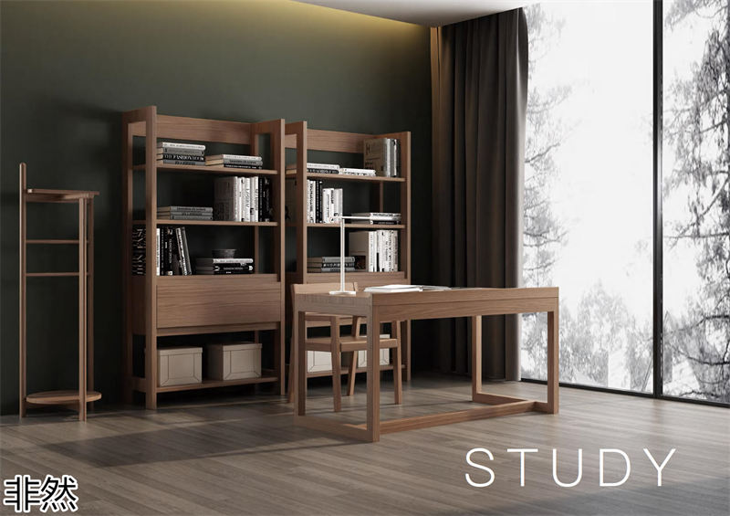 非然家居 現代極簡風格白蠟木家具