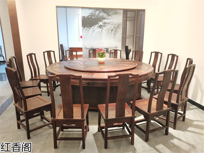 紅香閣 龍回紅 紅木家具展廳實拍