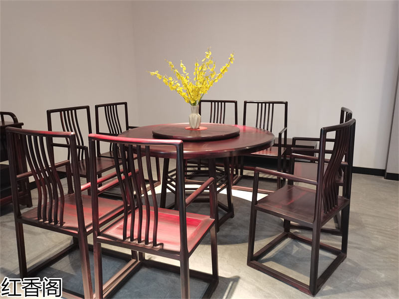 紅香閣 龍回紅 紅木家具展廳實拍