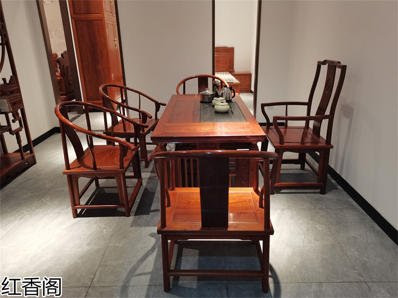 紅香閣 龍回紅 紅木家具展廳實拍