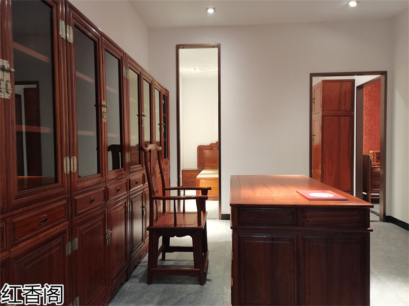 紅香閣 龍回紅 紅木家具展廳實拍