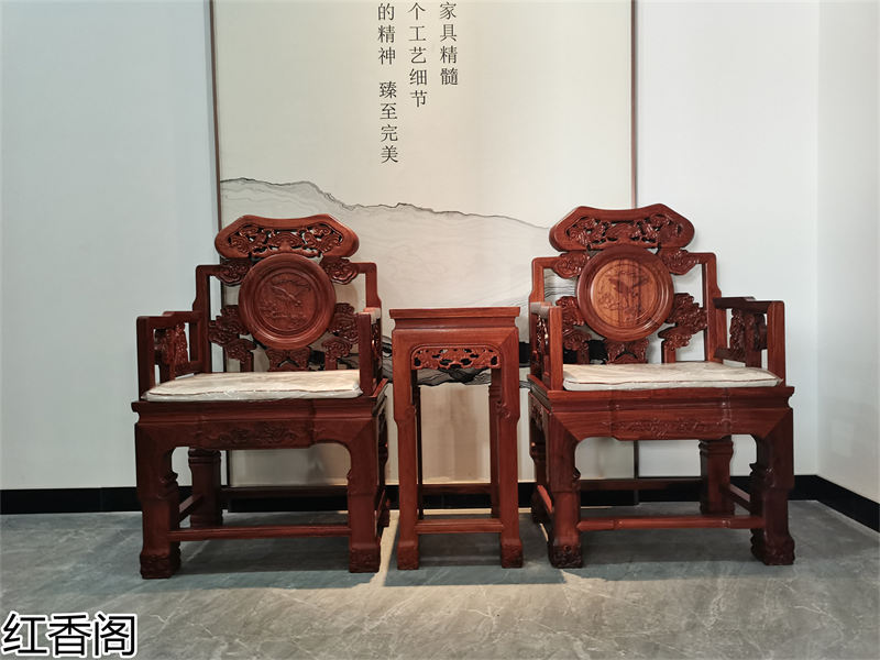紅香閣 龍回紅 紅木家具展廳實拍
