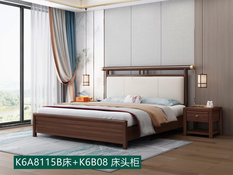 K6A8115B床+K6B08床頭柜