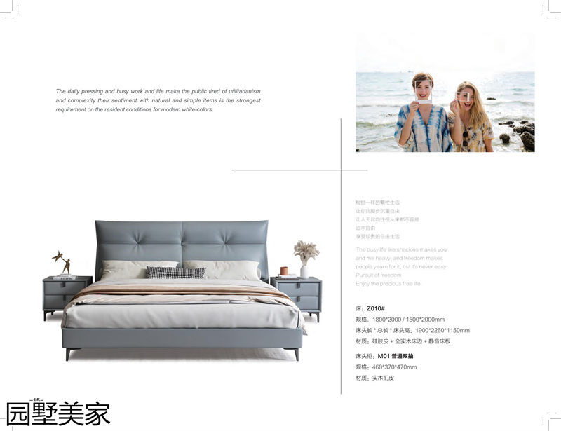 園墅美家輕奢極簡軟體家具