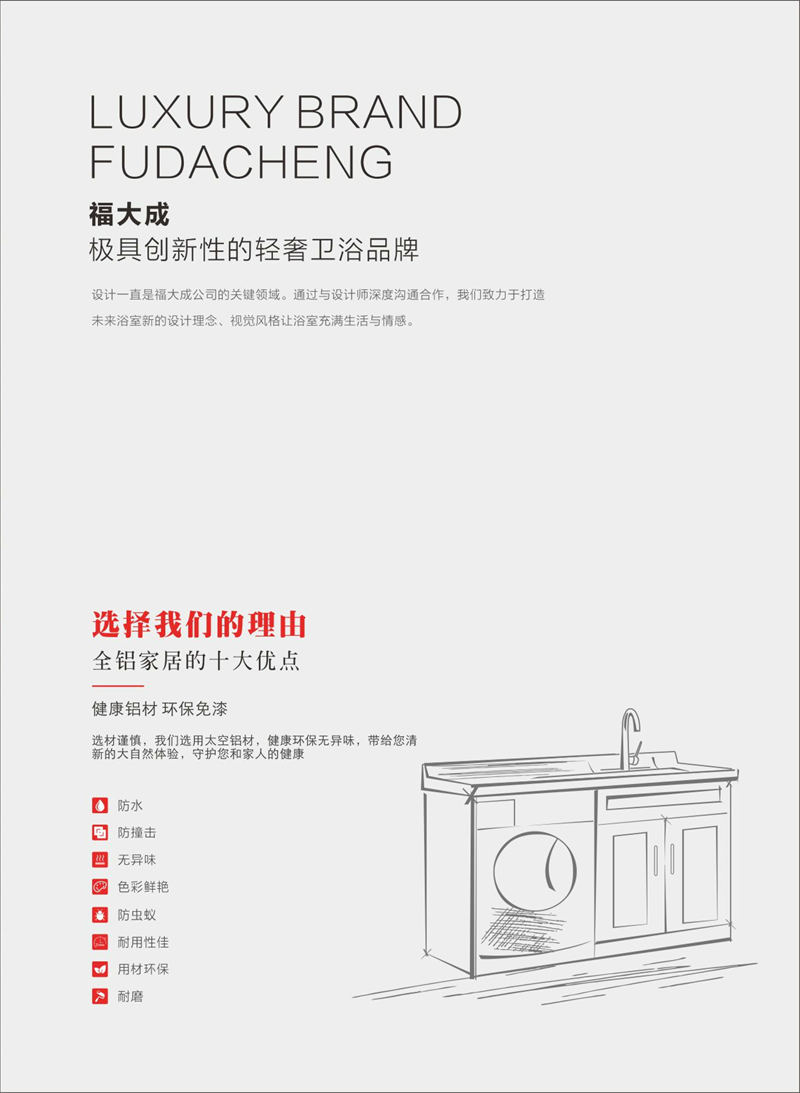 福大成衛(wèi)浴 浴室柜