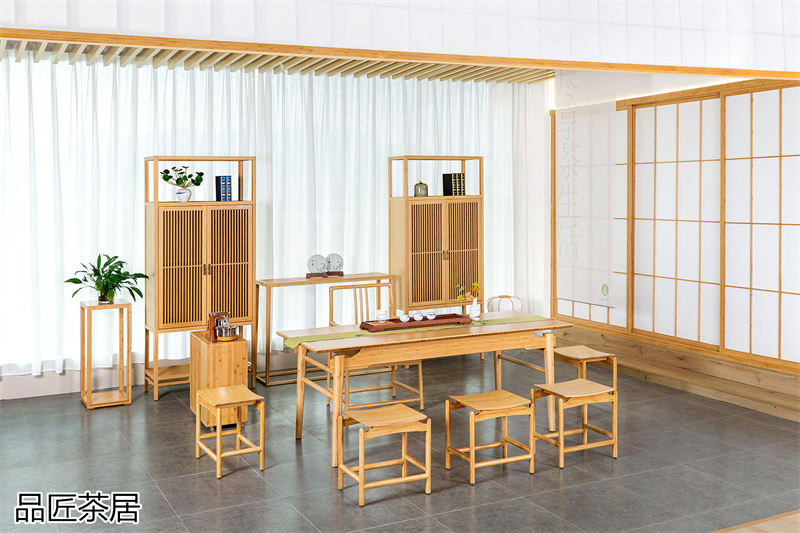 品匠茶居 竹空間家具工程案例