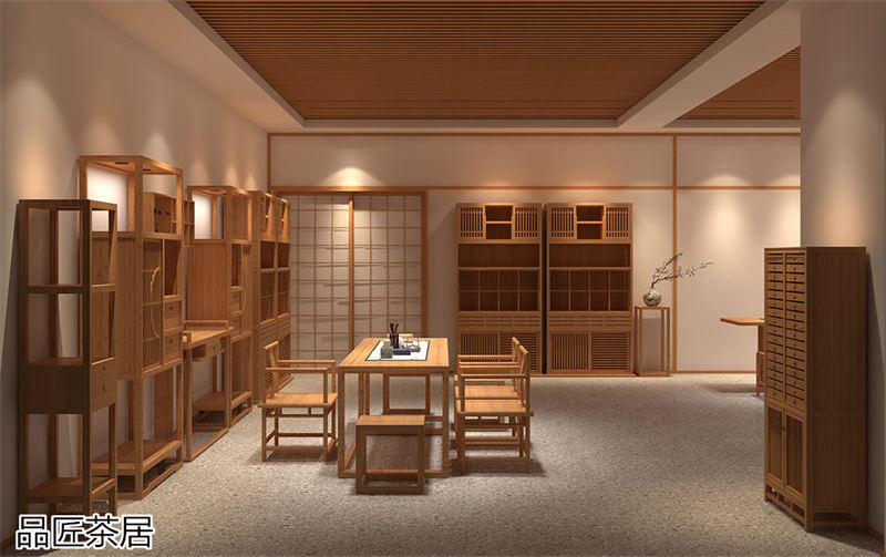 品匠茶居 竹空間家具工程案例