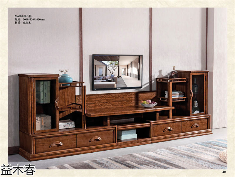 益木春 雞翅木、紫金梨木、虎斑木家具