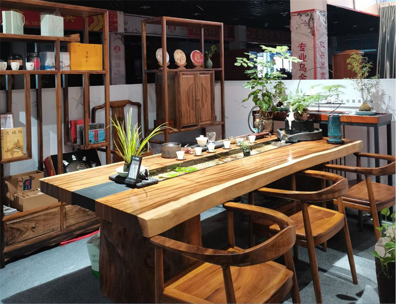 墨匠創意 人文景觀流水茶桌展廳實拍