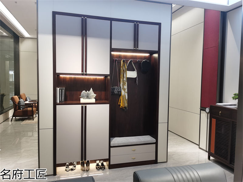 名府工匠風雅薈國潮新中式黑檀木家具展廳實拍