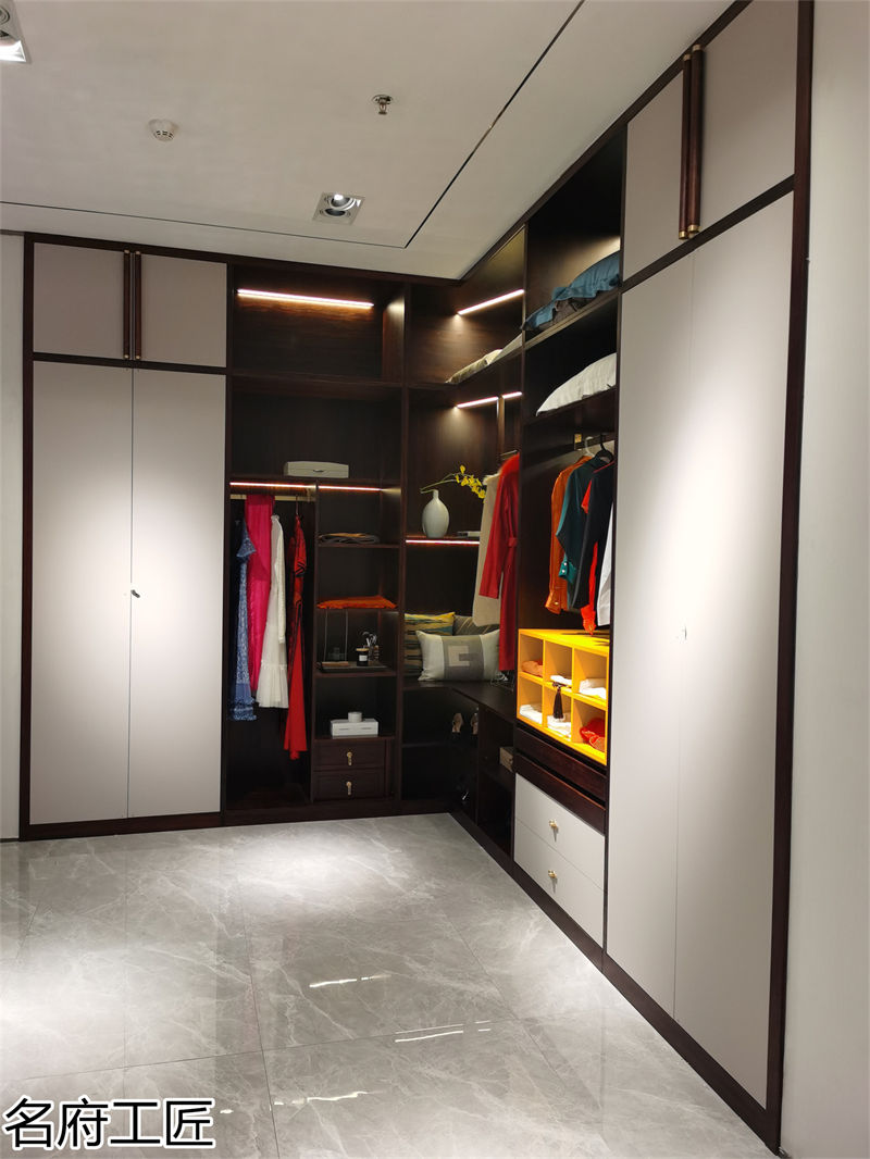 名府工匠風雅薈國潮新中式黑檀木家具展廳實拍