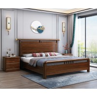 鑫亞軒家具卓越皇朝：烏金木大床9028#