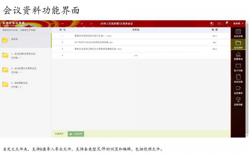 一靈智能多功能無紙化會議系統