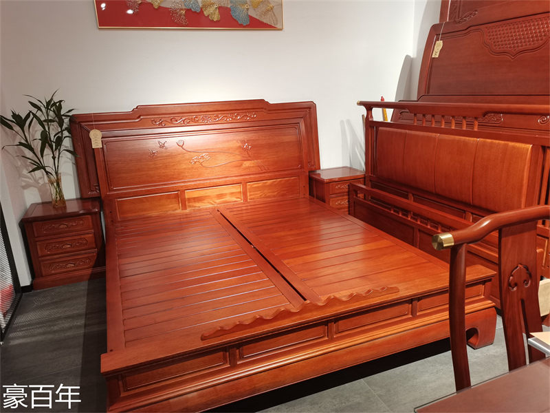 豪百年家具·企隆 東南亞紅檀/印尼花梨木家具展廳實拍