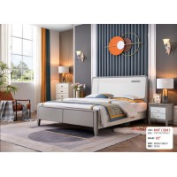 長樂家具輕奢系列：大床603#（壓紋）