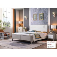 長樂家具輕奢系列：大床609#（壓紋）