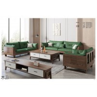 現(xiàn)代極簡風(fēng)格家具，南康白蠟?zāi)炯揖撸骱疑⒃旧喖s實木家具，木派家具廠家
