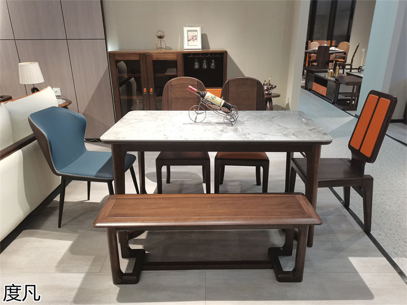 度凡 現代簡約南美黑檀木家具展廳實拍