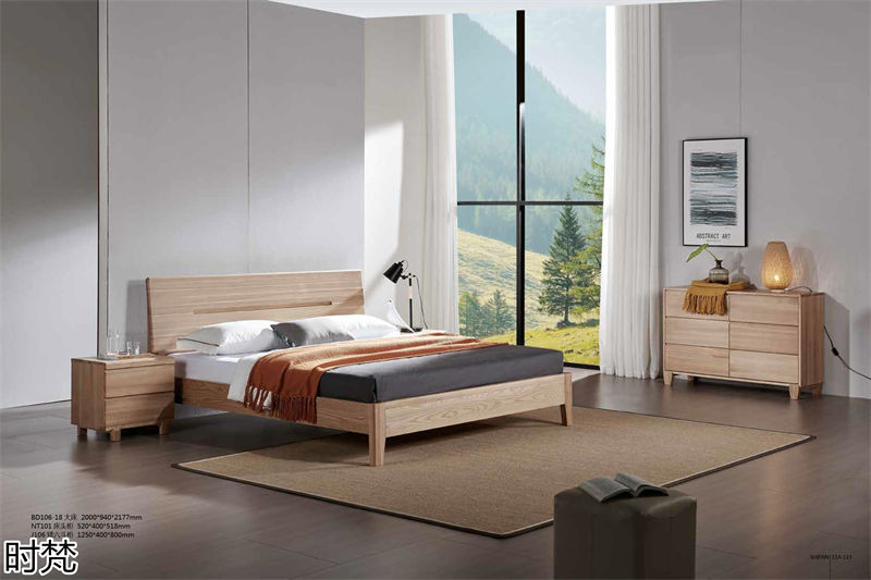 時梵家居·日式原木風北美白蠟木家具