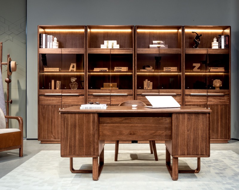 M9001書桌、M9101書椅、M9201書柜