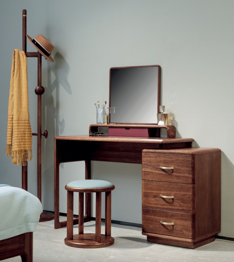 M7201妝臺、M7203妝凳、M7501衣帽架