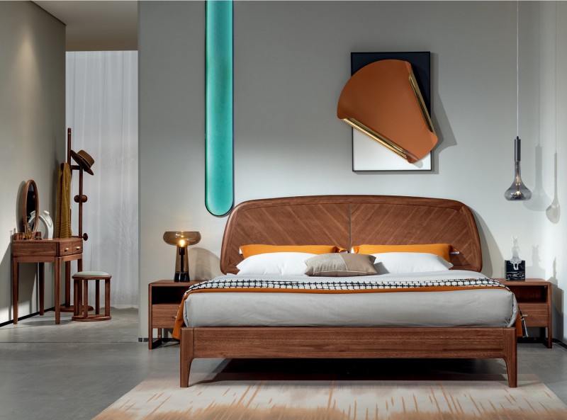 M7006大床、M7103床頭柜、M7202妝臺(tái)、M7203妝凳