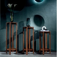 盛唐盛景·慕格意式簡(jiǎn)奢南美胡桃木M6502花架