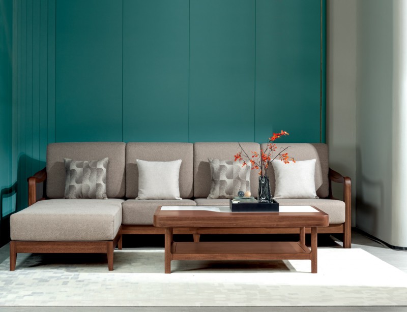 M6005轉角沙發、M6104長茶幾