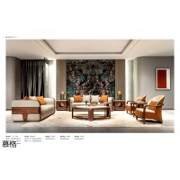 盛唐盛景·慕格時(shí)尚簡奢意式家具，南美黑胡桃木家具，意式簡奢實(shí)木套房，美沐家居