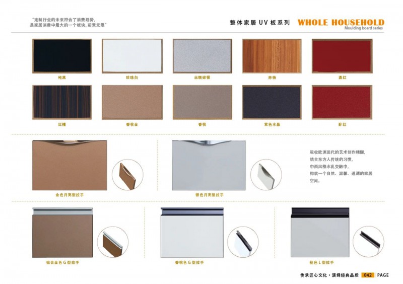 江西贛州威瑪e家全屋定制UV板系列